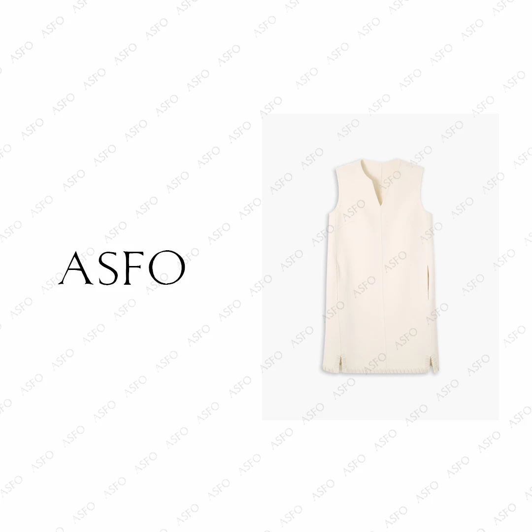 【AS富婆裙】25新匠人手工坊简约宽松双面呢连衣裙AS25DLYQ00588