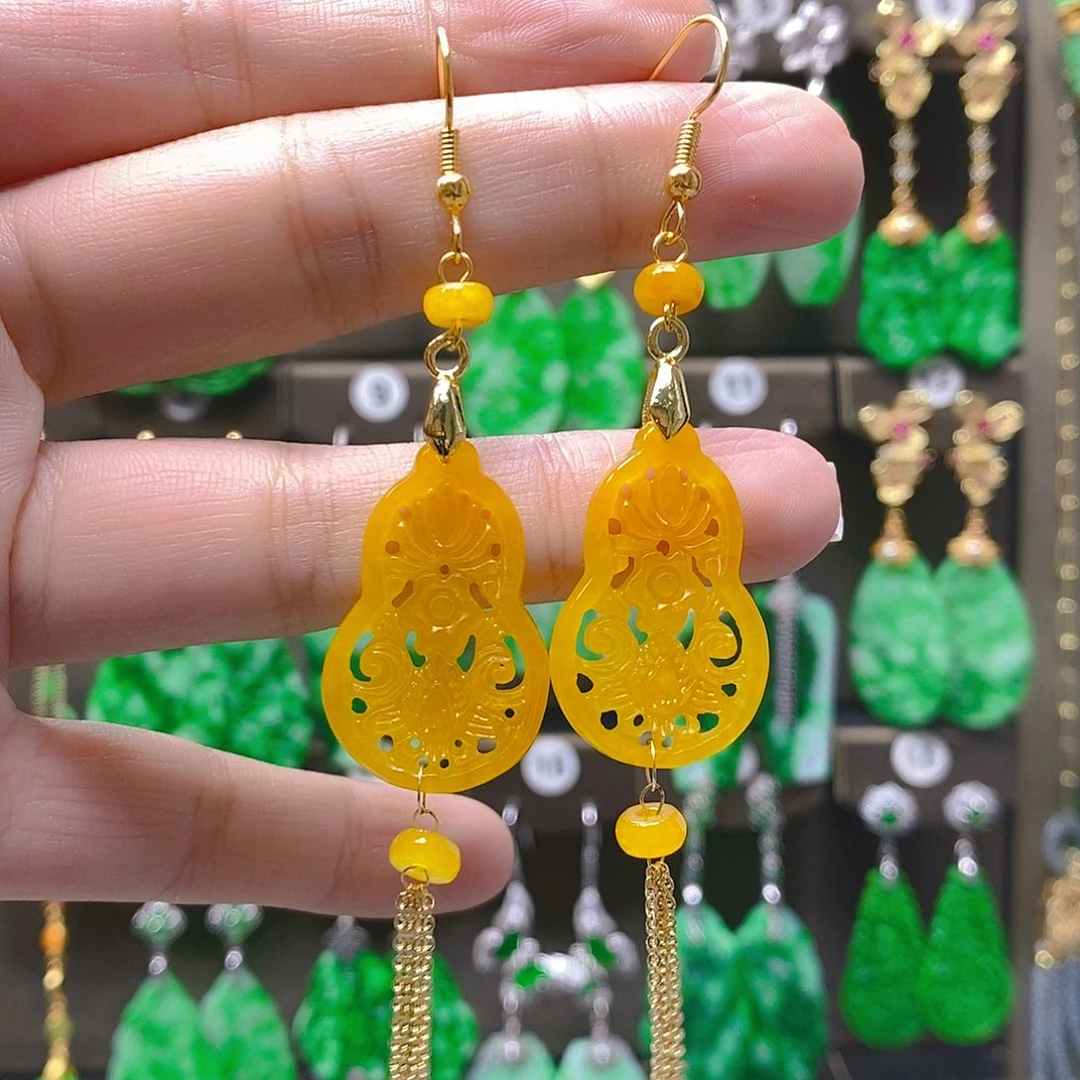 未镶嵌翡翠耳饰翡翠