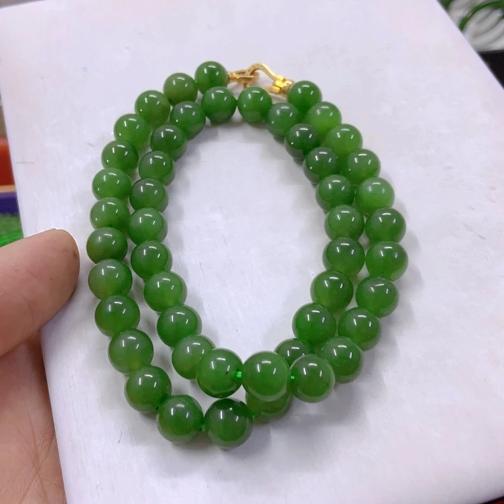 【闪购商品】和田玉（碧玉）颈饰银S925镶嵌11