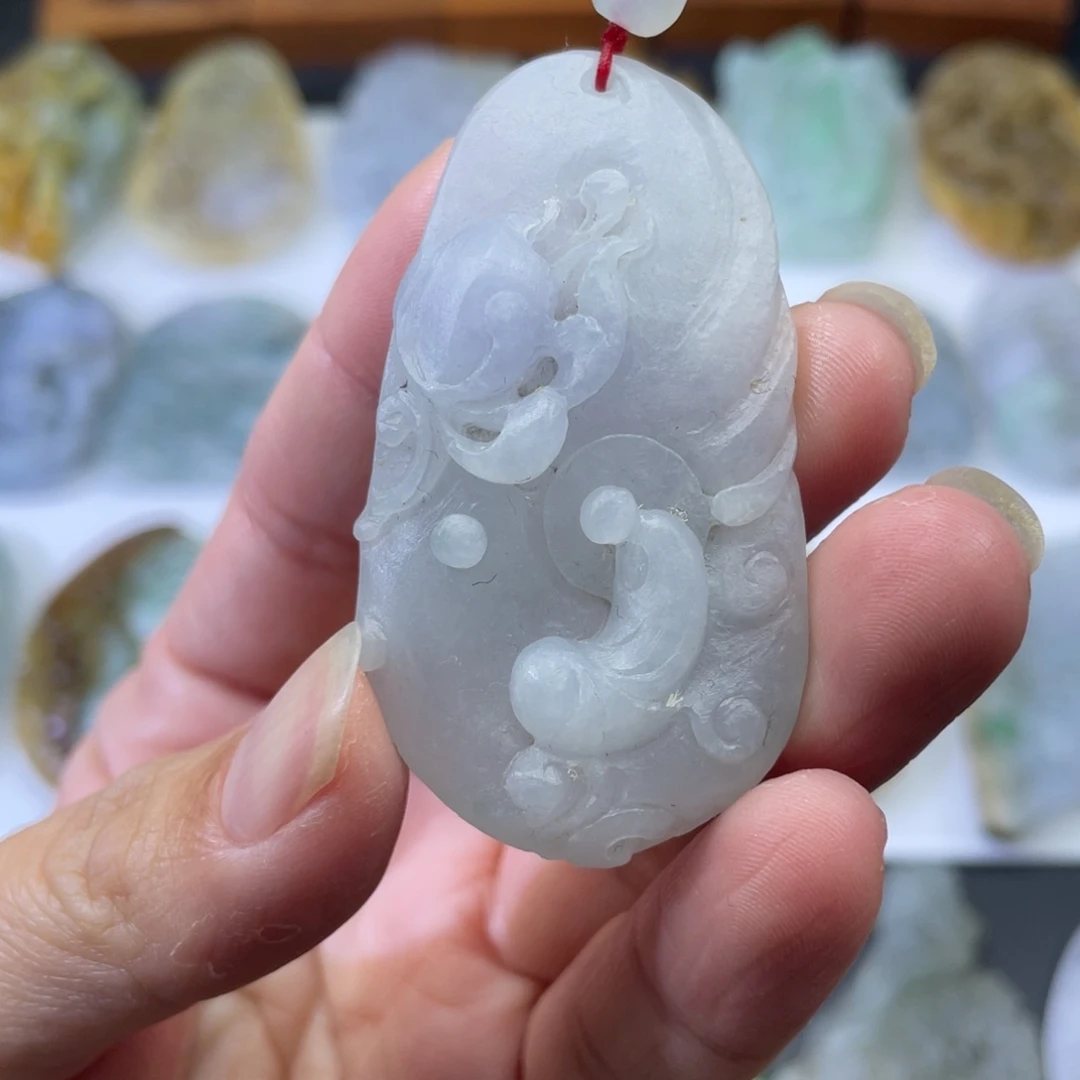 未镶嵌定制翡翠莲花悟道