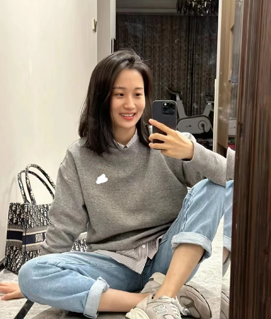 [奕奕]经典款  极简老钱风加绒男女款卫衣