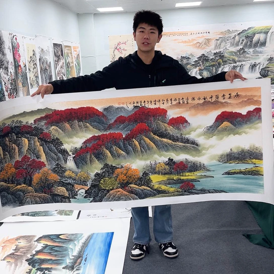 国画宣纸国画纯手绘作品