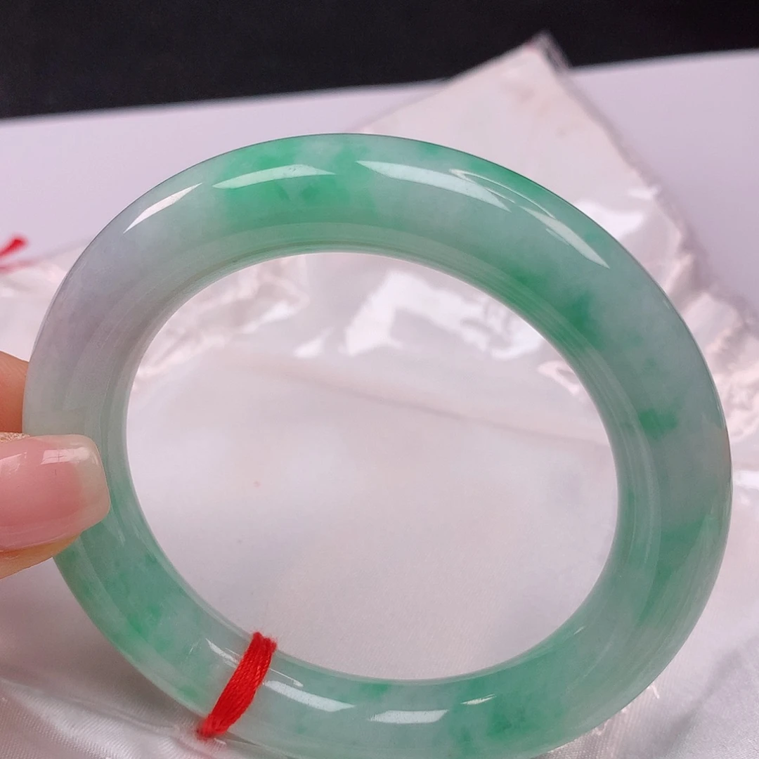 【闪购商品】未镶嵌手镯翡翠54+圆条手镯