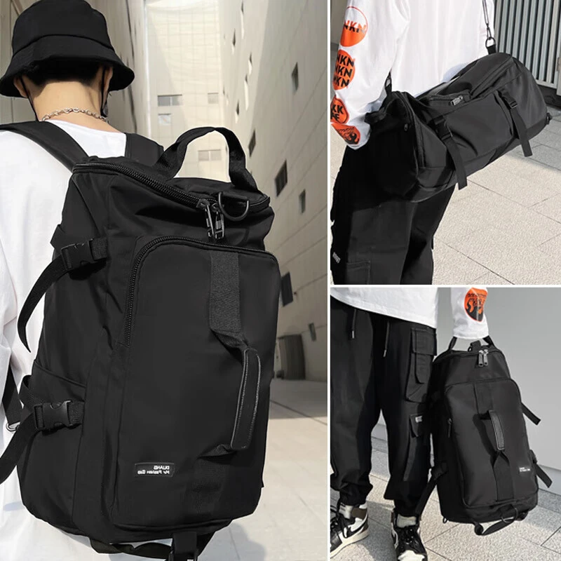 格尔顿旅行包男大容量双肩包运动背包手提单肩学生书包斜挎健身包