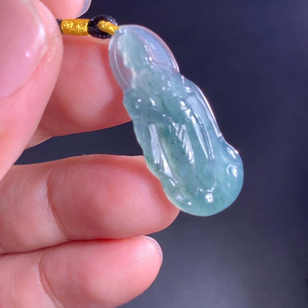 翡翠未镶嵌颈饰天然A货翡翠时尚气质女款吊坠挂坠