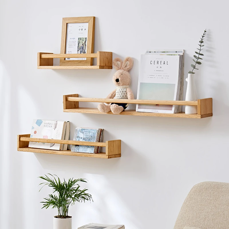 【瑕疵清仓】杂志架  橡木/樱桃木/黑胡桃木 （多尺寸可选）