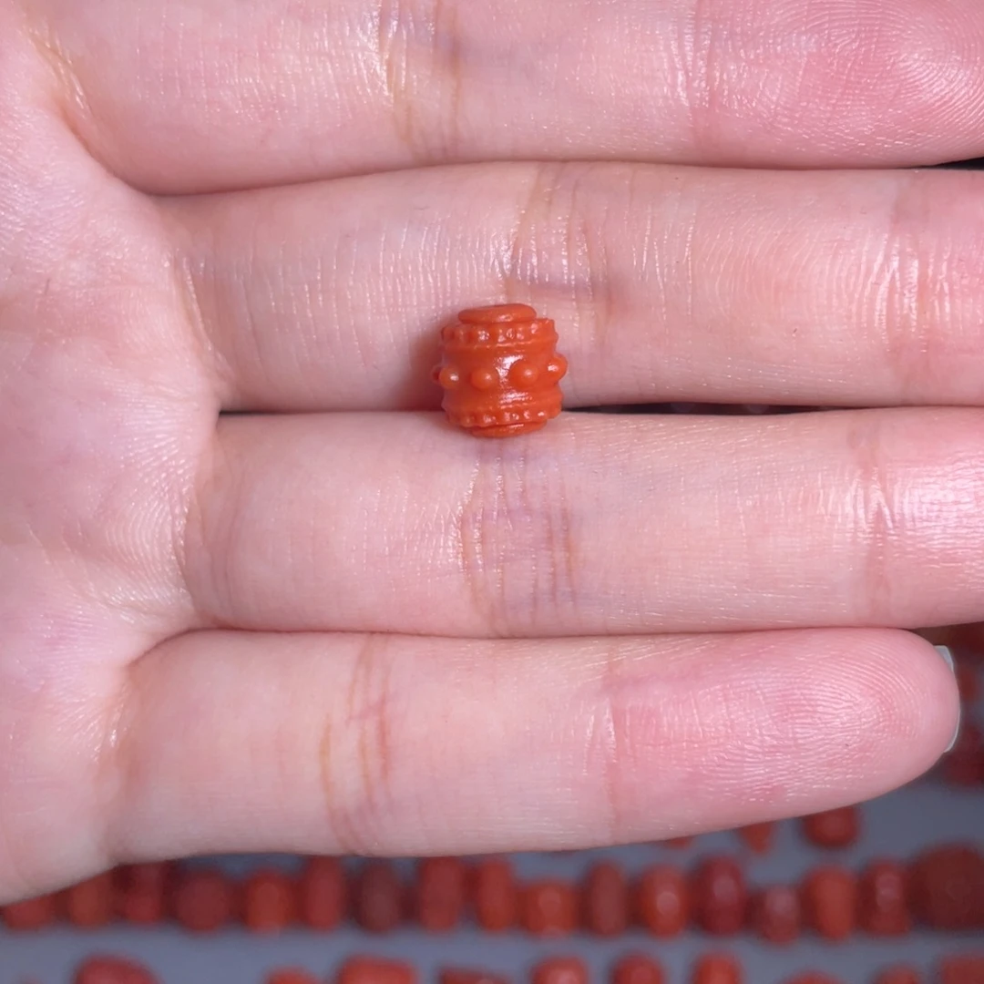 南红玛瑙未镶嵌转经筒8mm+