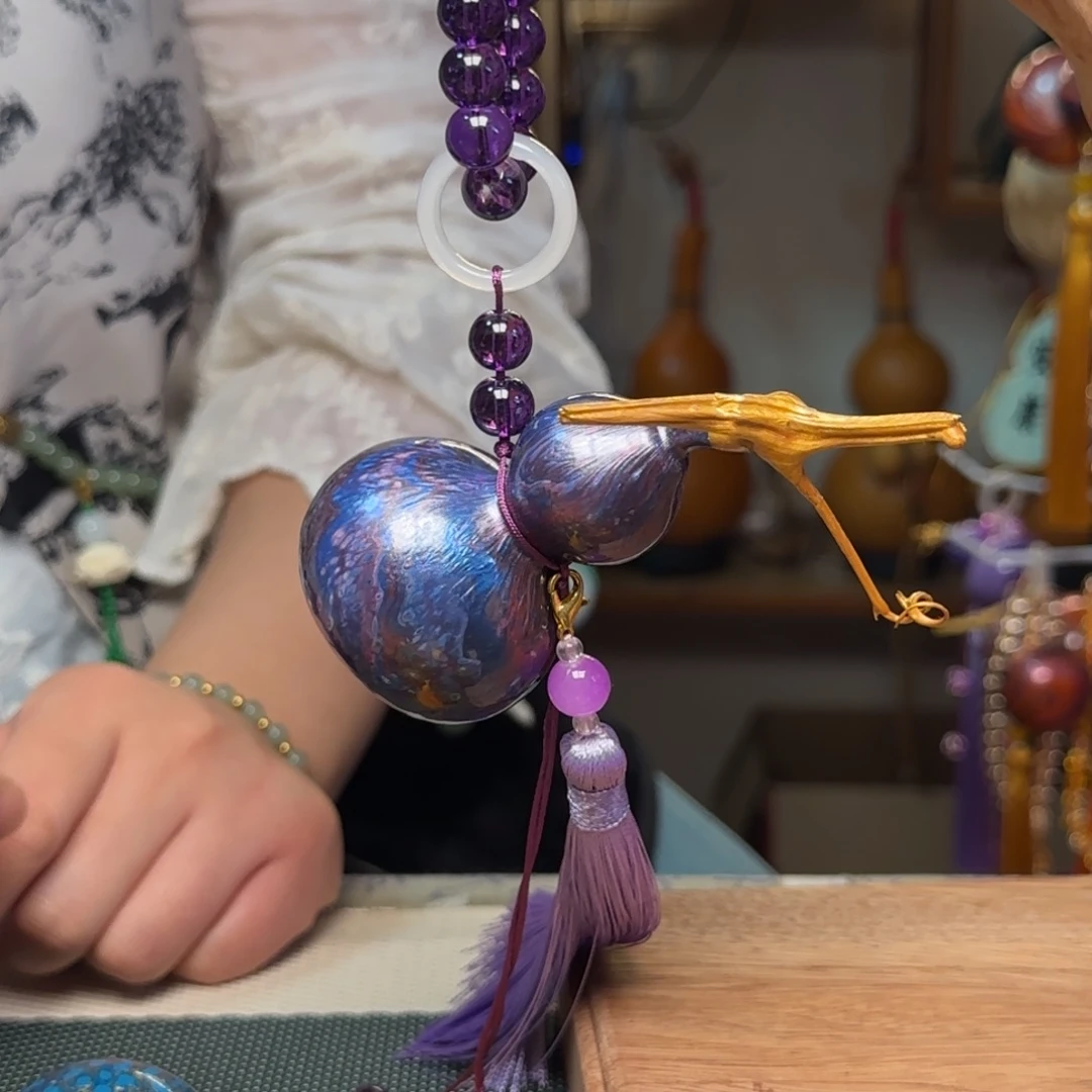 75 天然葫芦手作挂件