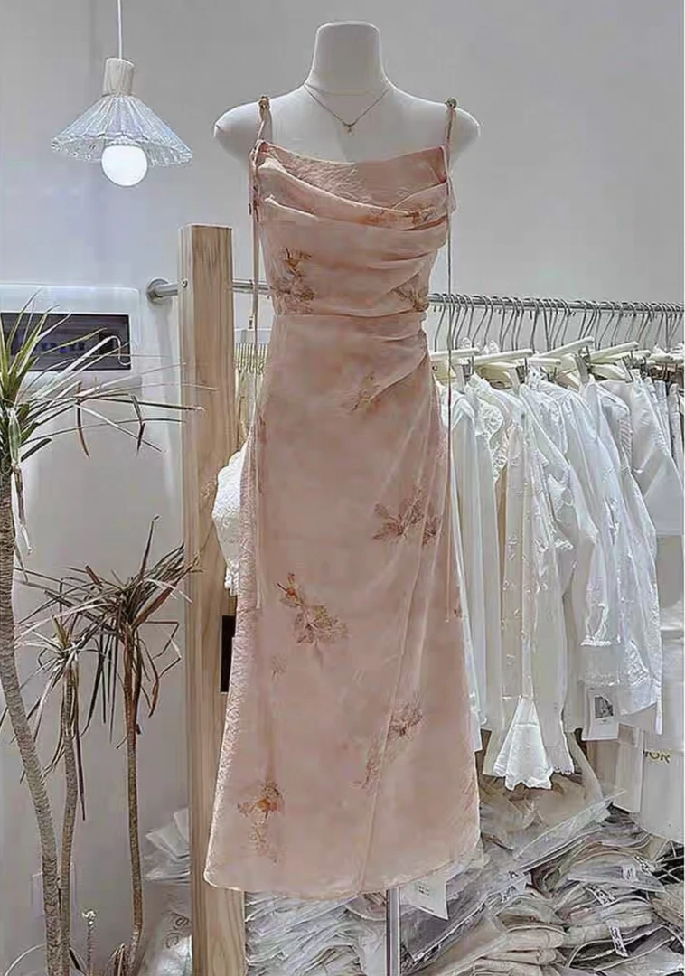 法式浪漫仙女显瘦连衣裙