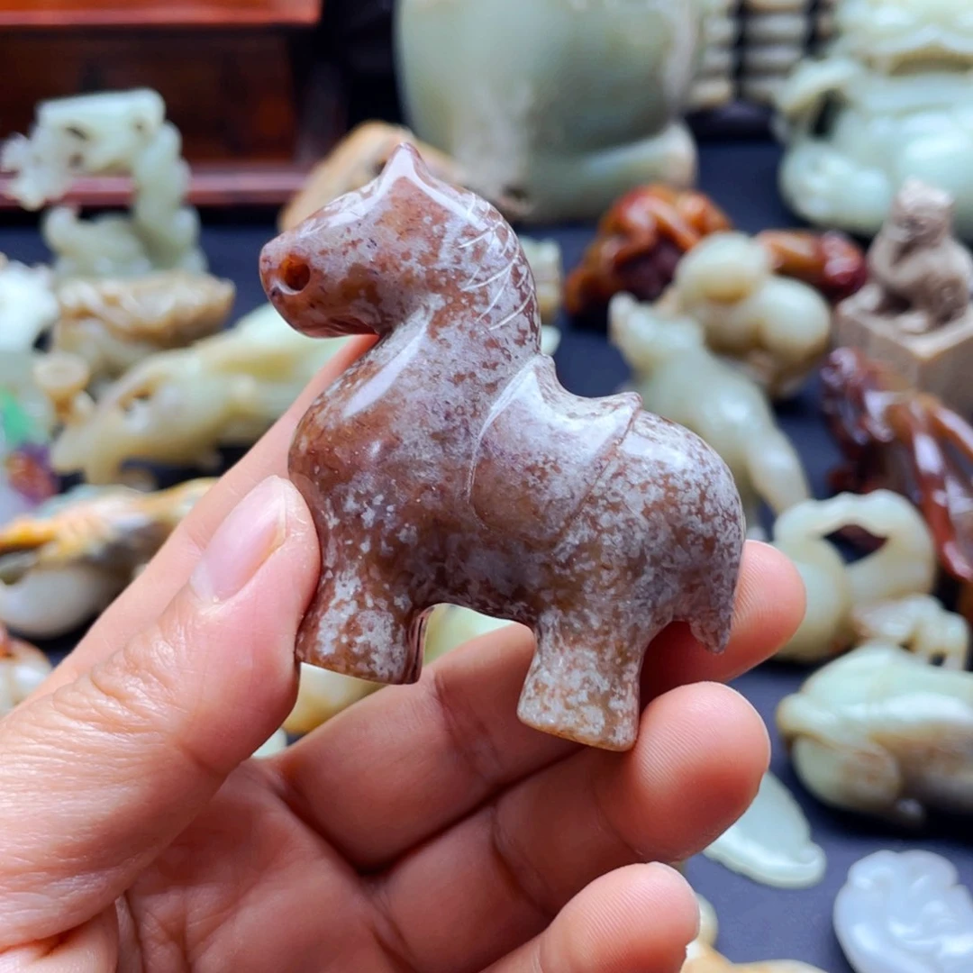 白玉菩提吊坠摆件