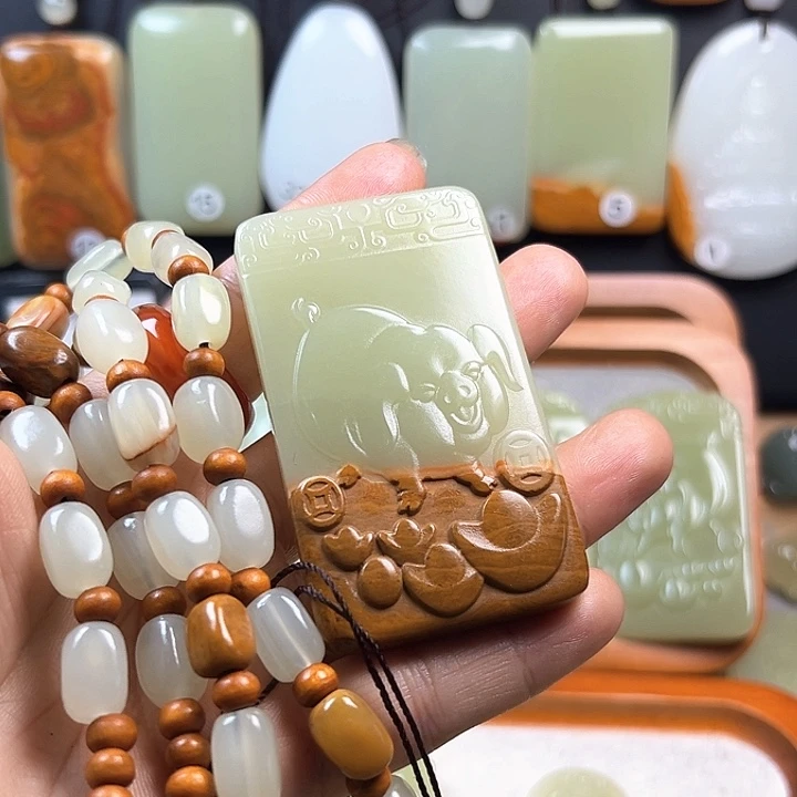 执***酒玉昆仑山脉方解玉石
