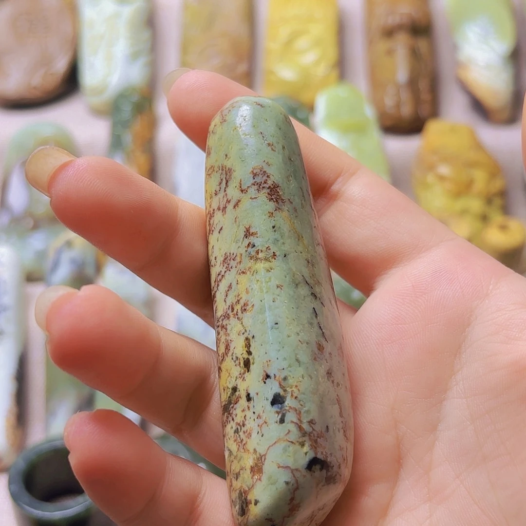 岫岩河磨玉（透闪石质玉）未镶嵌挂件
