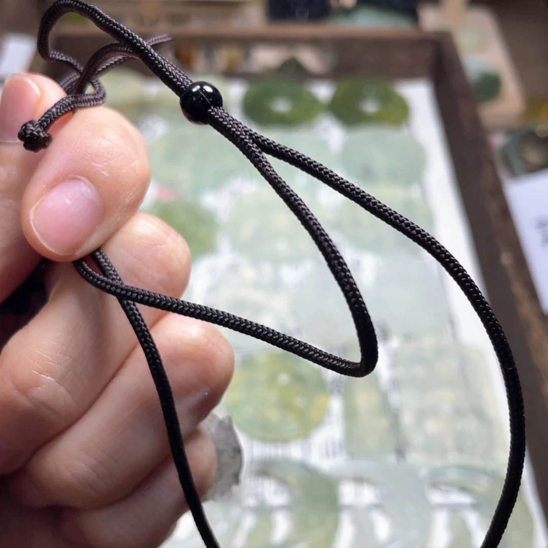 蛇纹石玉颈饰未镶嵌-**-鹿头手工