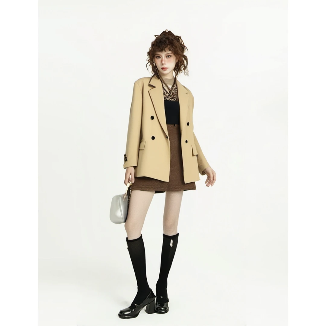 Basic House/百家好百搭休闲女式大衣 BJ790-HWCA120BBE