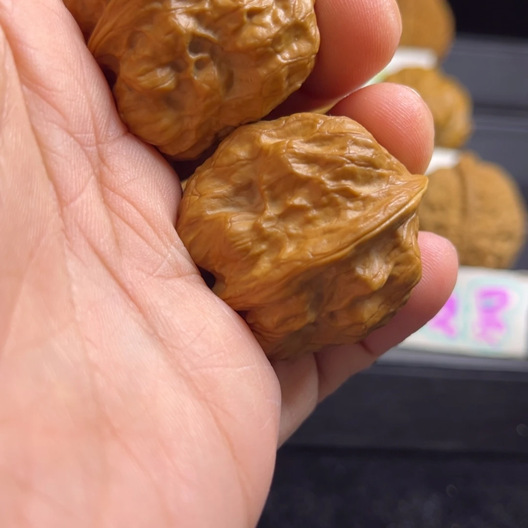 吊坠文玩核桃蛤蟆化石