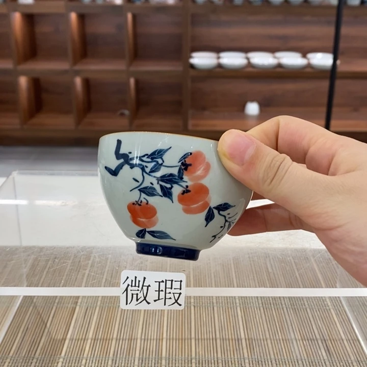 釉下老陶泥手工绘制