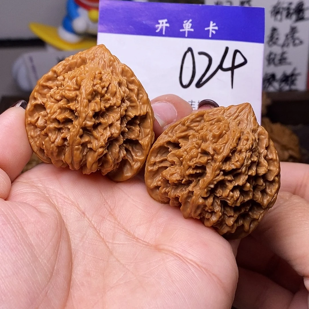 桃核吊坠文玩核桃满天星43全品n