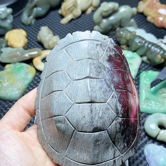 白玉菩提吊坠摆件