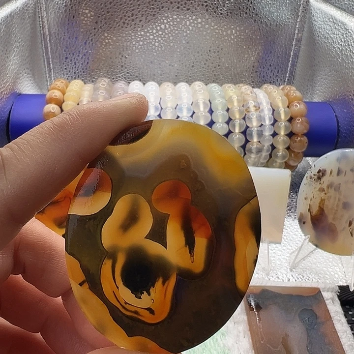 玛瑙/玉髓未镶嵌颈饰