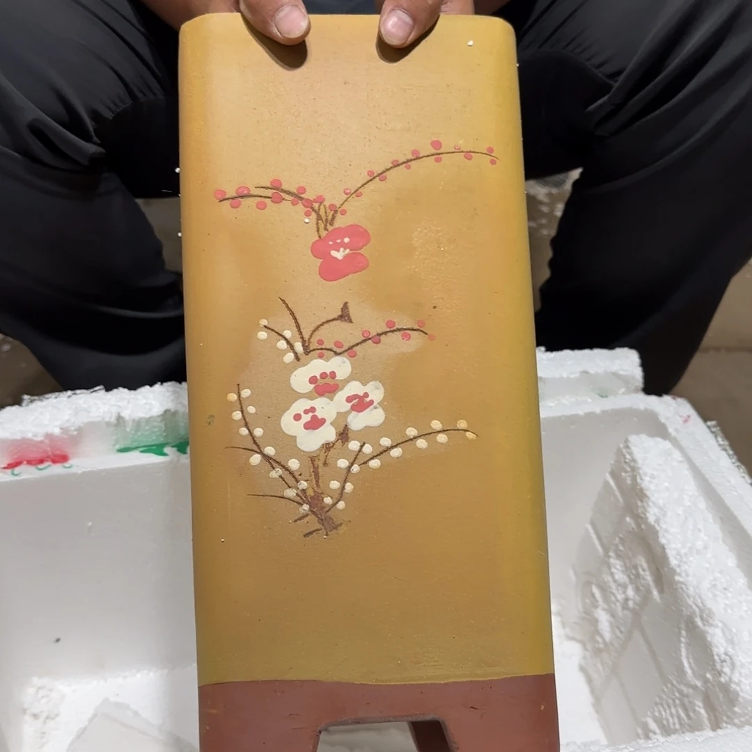 紫砂花盆口径14厘米