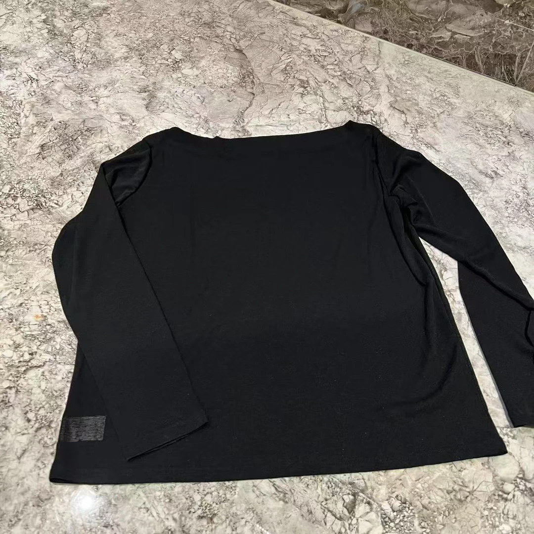 ZHONG大大【】夏季薄款一字领舒适显瘦防晒长袖上衣11928