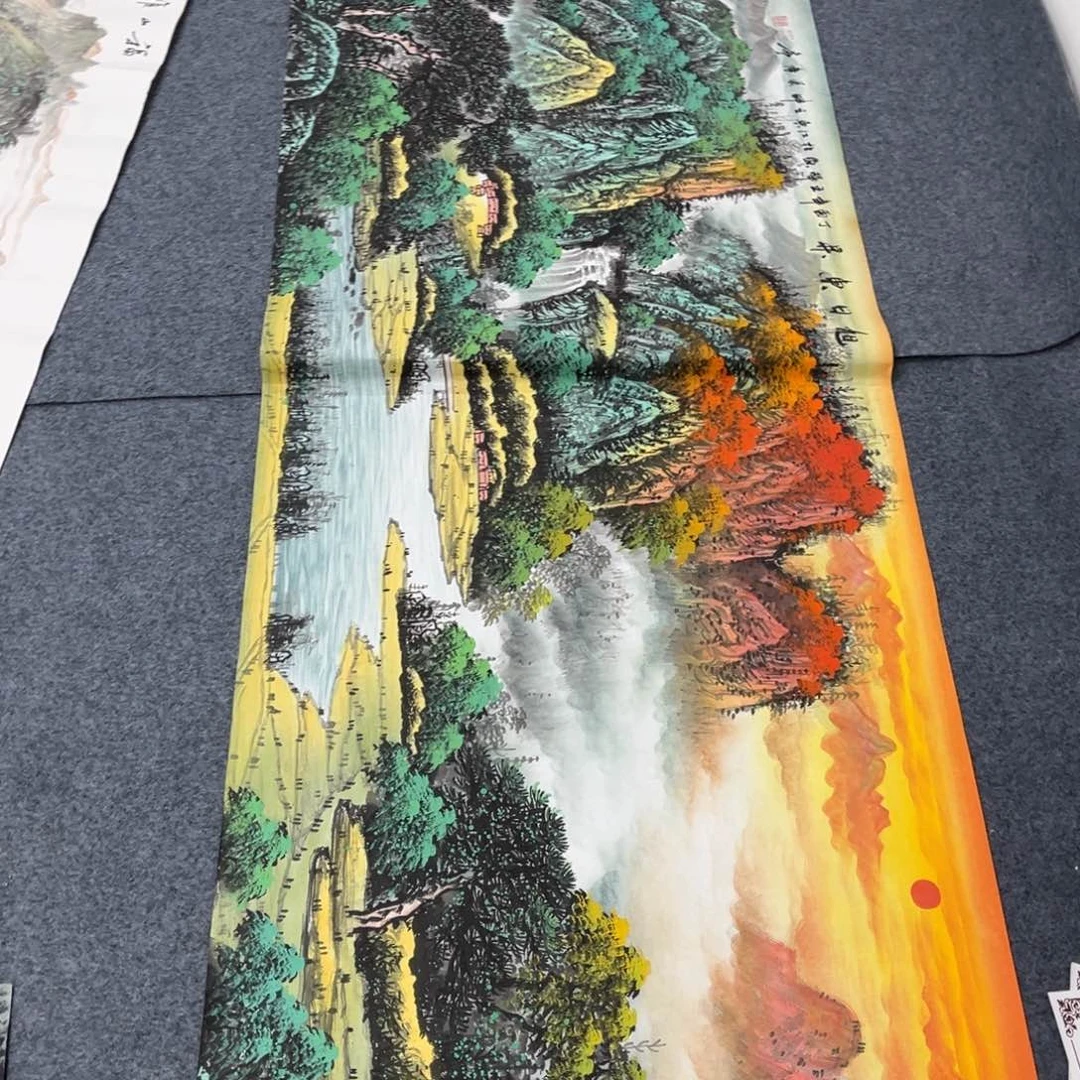 国画宣纸手绘，手工作品