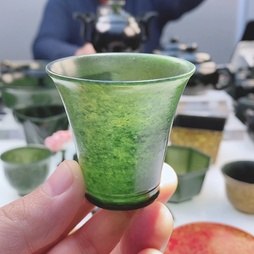 和田玉（青玉）把件未镶嵌