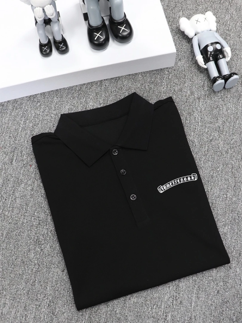 Polo上衣衫翻领标准刺绣短袖夏季常规纯色时尚运动大码商务半袖