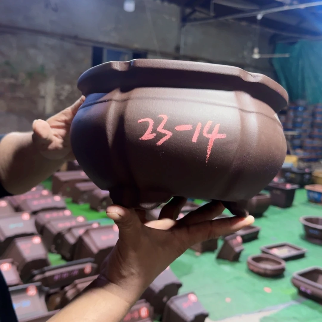 紫砂花盆紫砂花盆