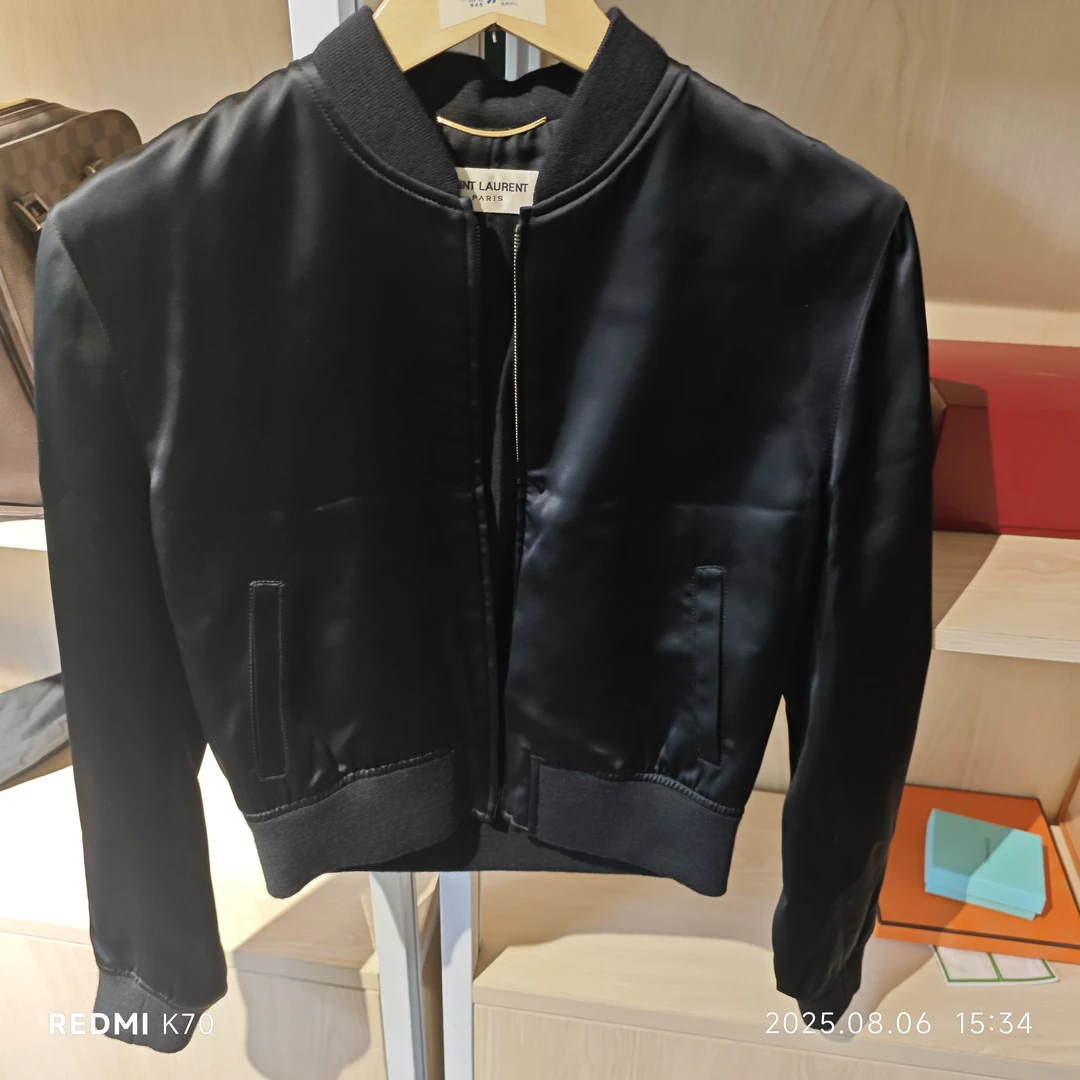 95新 YSL/圣罗兰 麦殿/烟花夹克38码/250805CYETL16