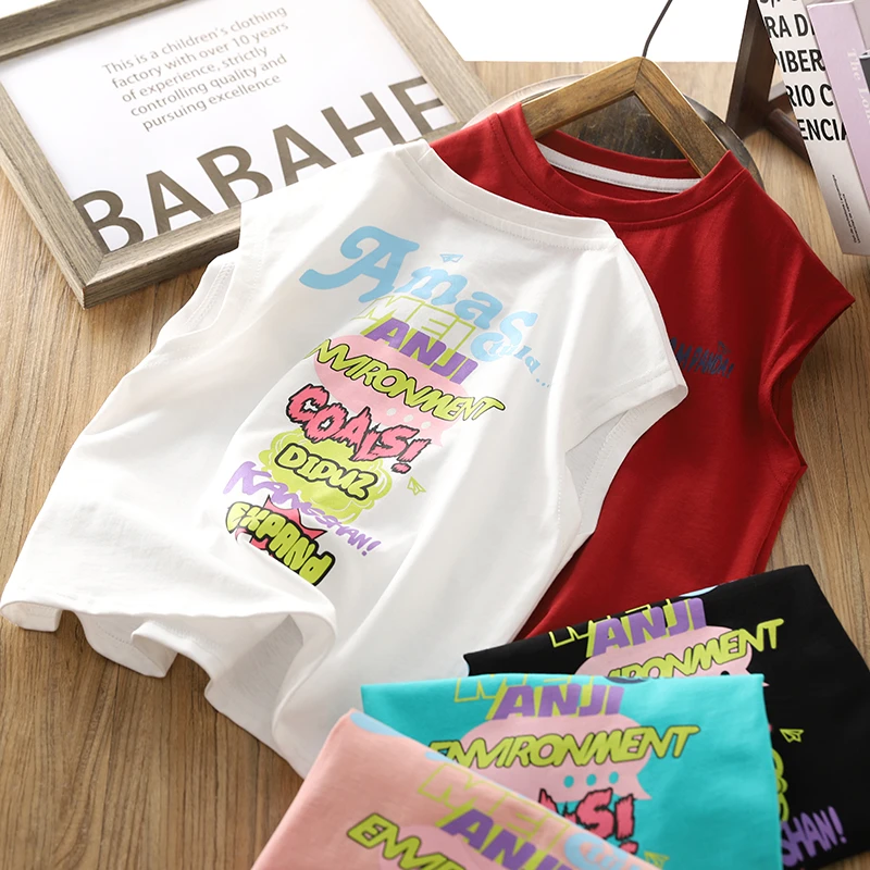 男童背心2025夏季新款儿童纯棉薄款无袖上衣卡通印花时尚夏装衣服