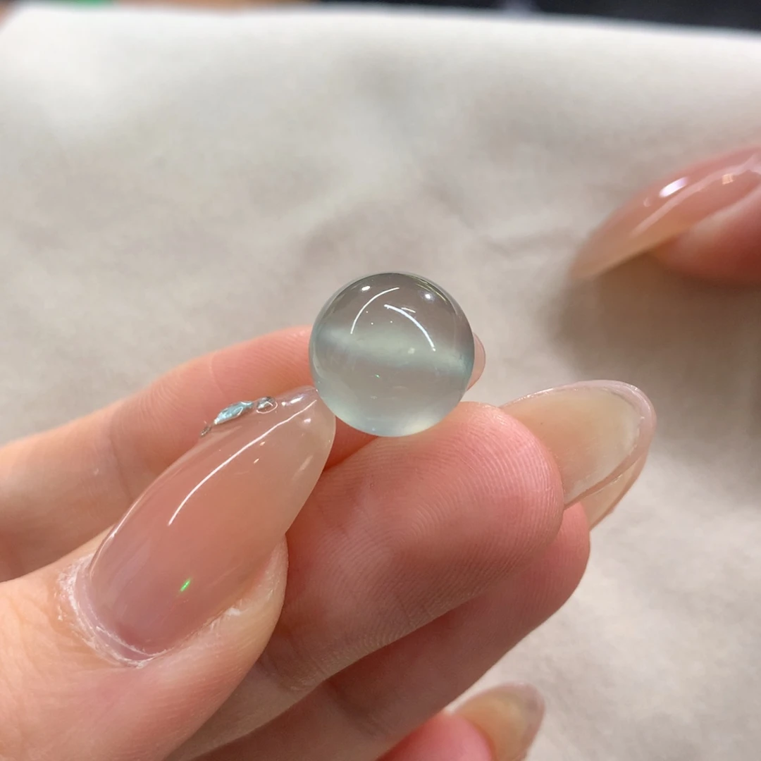 翡翠散珠高冰玻璃卡11.5