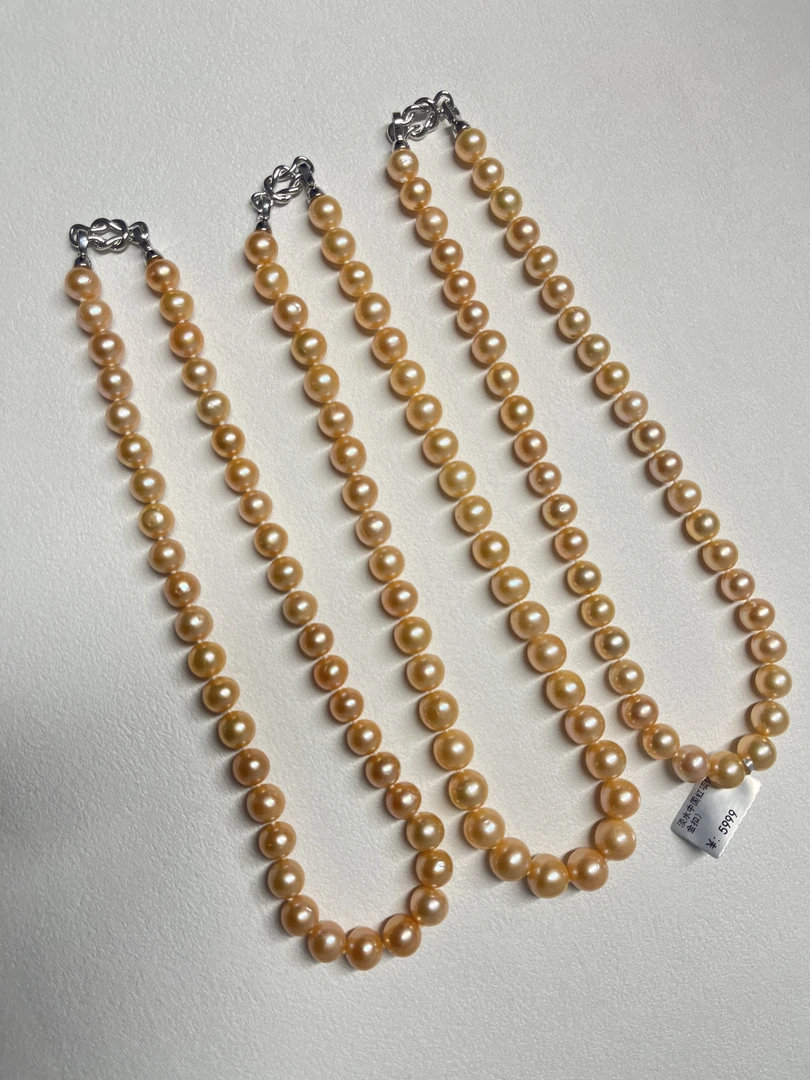 【金麟】淡水中国红珍珠项链（9-11mm）多样性发一