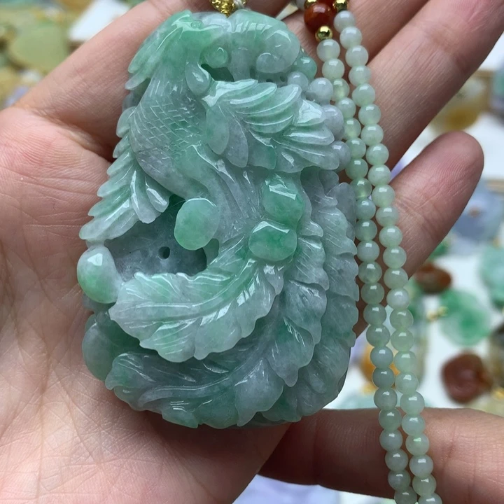 颈饰未镶嵌翡翠翡翠