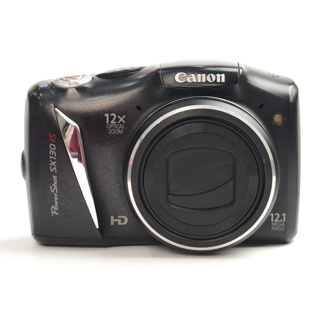 95新 Canon/佳能 sx130黑色1210万像素12倍光学变焦数码相机