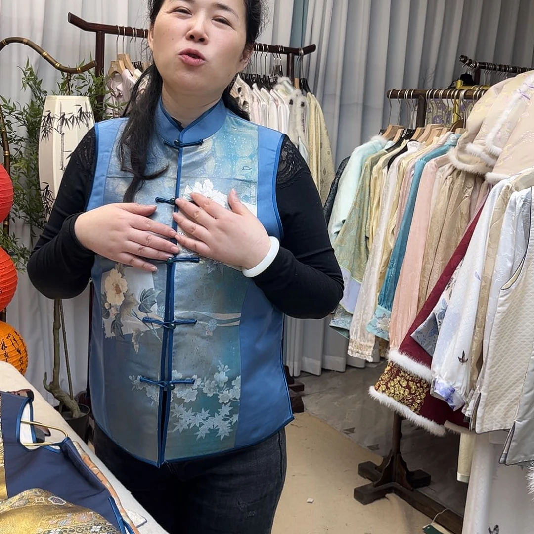 刺绣西阵织马甲四季成衣胸围106