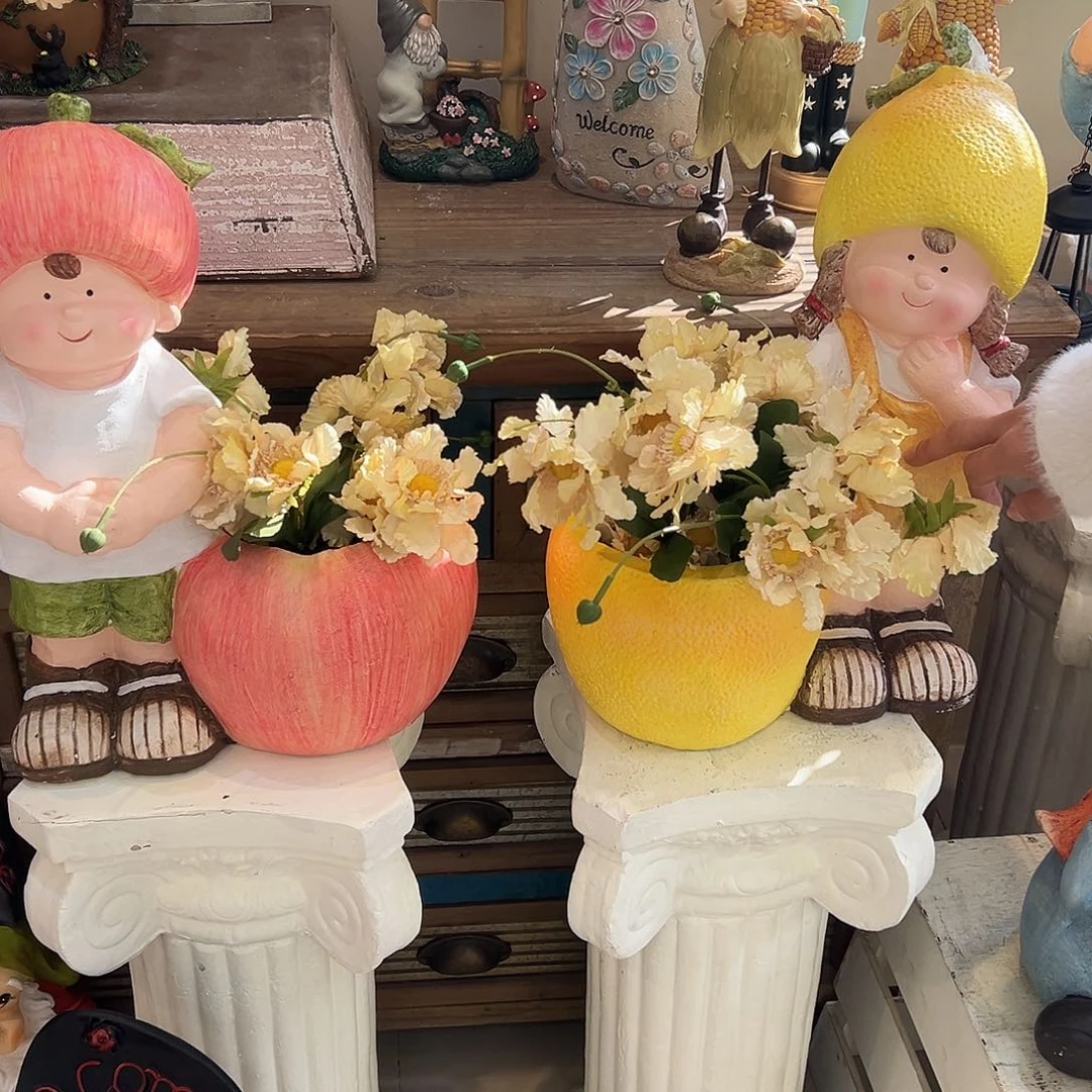 花园摆件红红火火