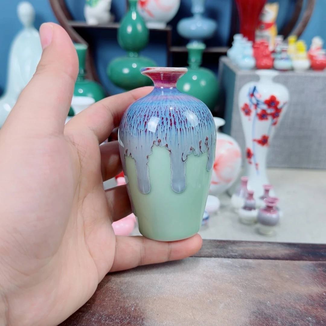 陶瓷手工小花器摆件