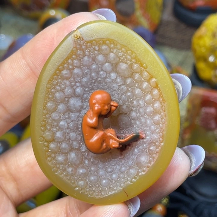 玛瑙/玉髓未镶嵌珠宝奇石品质工艺新生1999