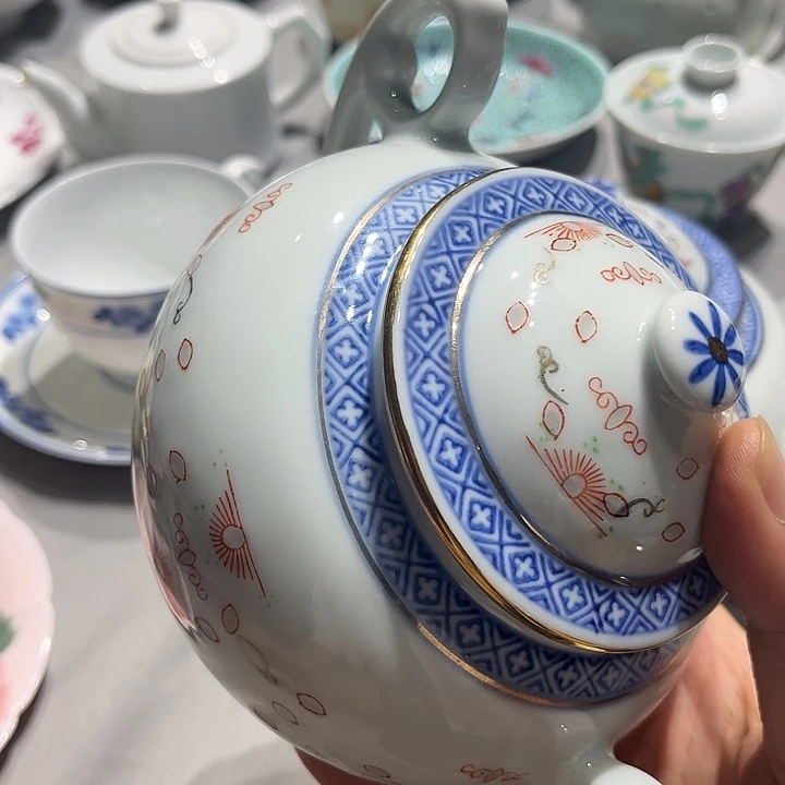 天***️景德镇陶瓷糖罐1个