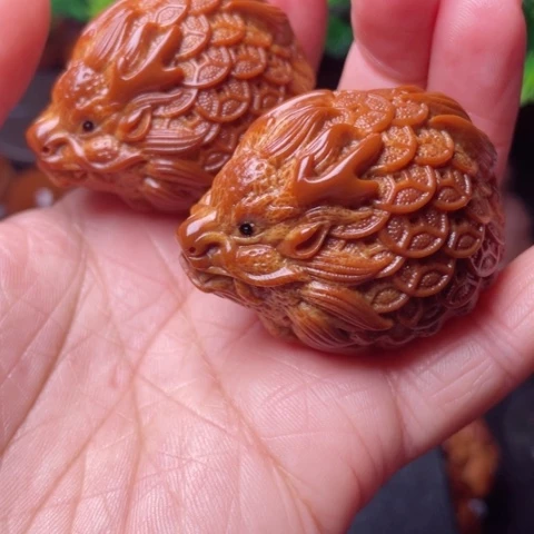 【闪购商品】手串/手链橄榄核35左右金币龙龟手球