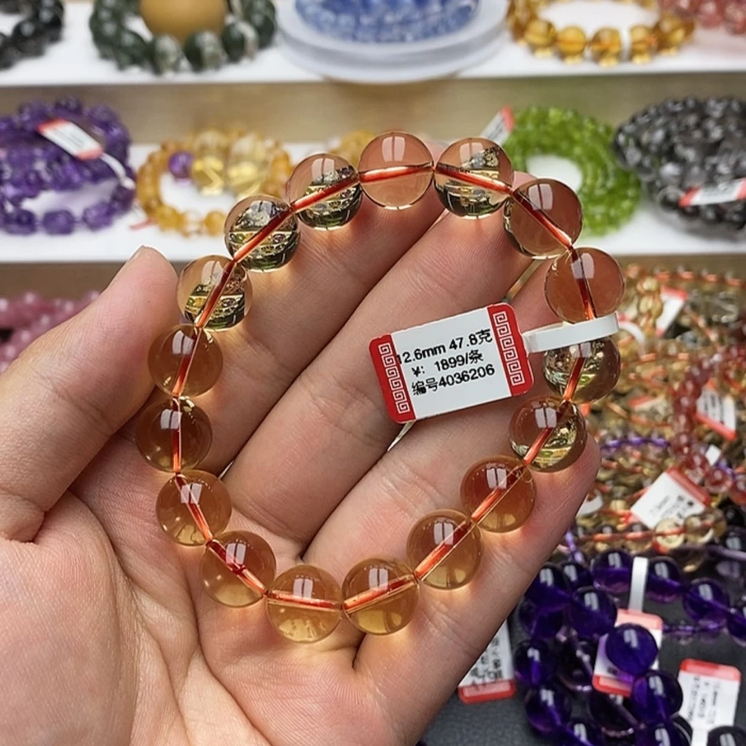 【闪购商品】黄晶手链未镶嵌黄水晶