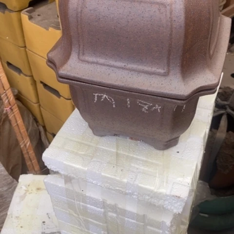 紫砂花盆爱*鱼自销自销