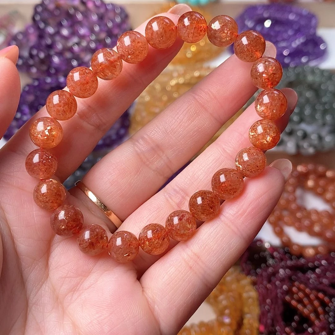 未镶嵌手串日光石金太阳手链19.9