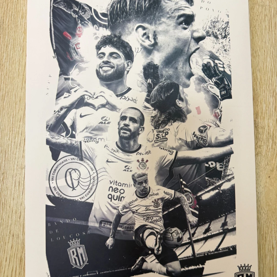 足球亲签海报（平拆保球衣1~2