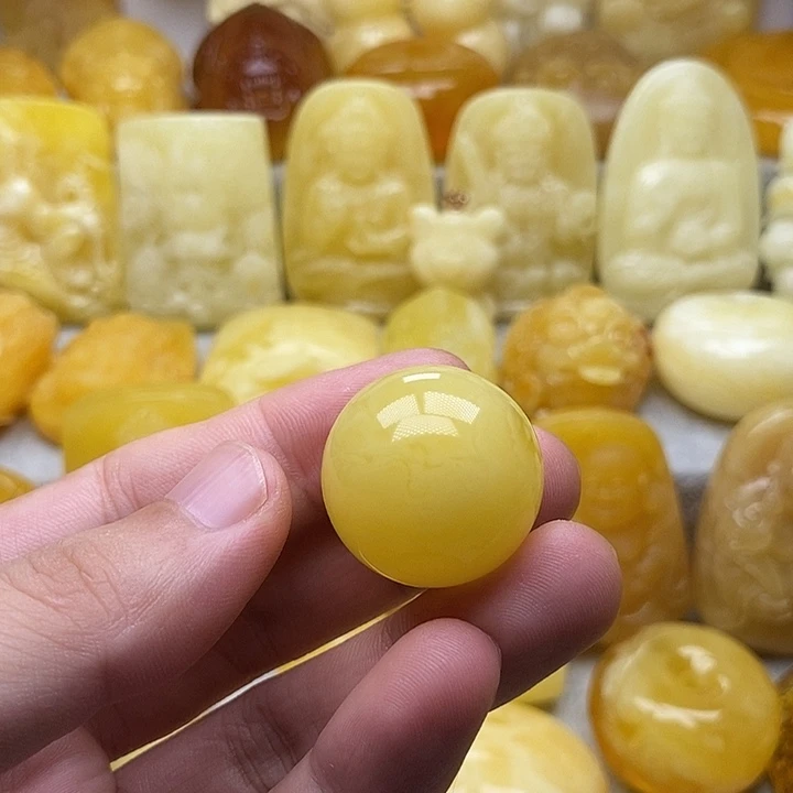 琥珀颈饰未镶嵌琥珀蜜蜡吊坠