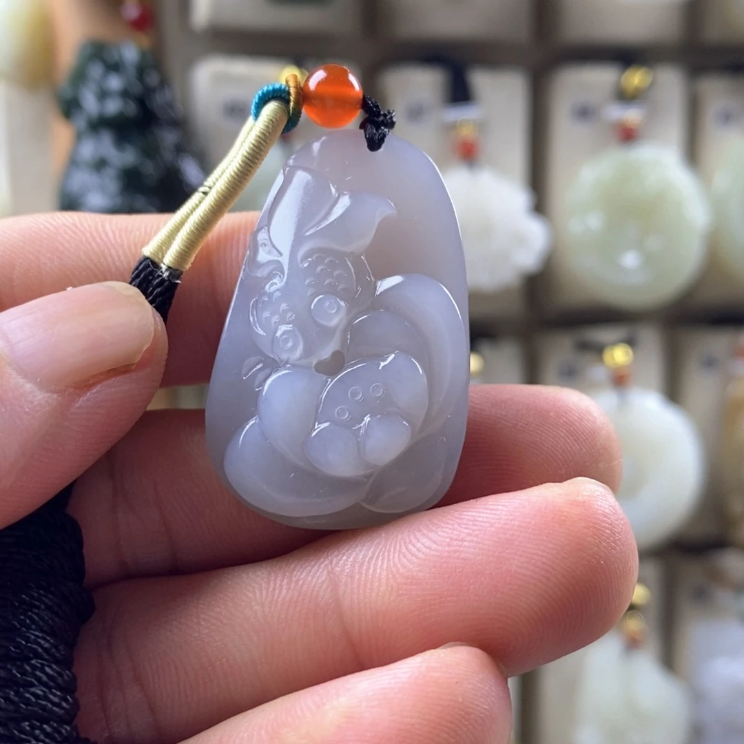 青***禾颈饰未镶嵌和田玉