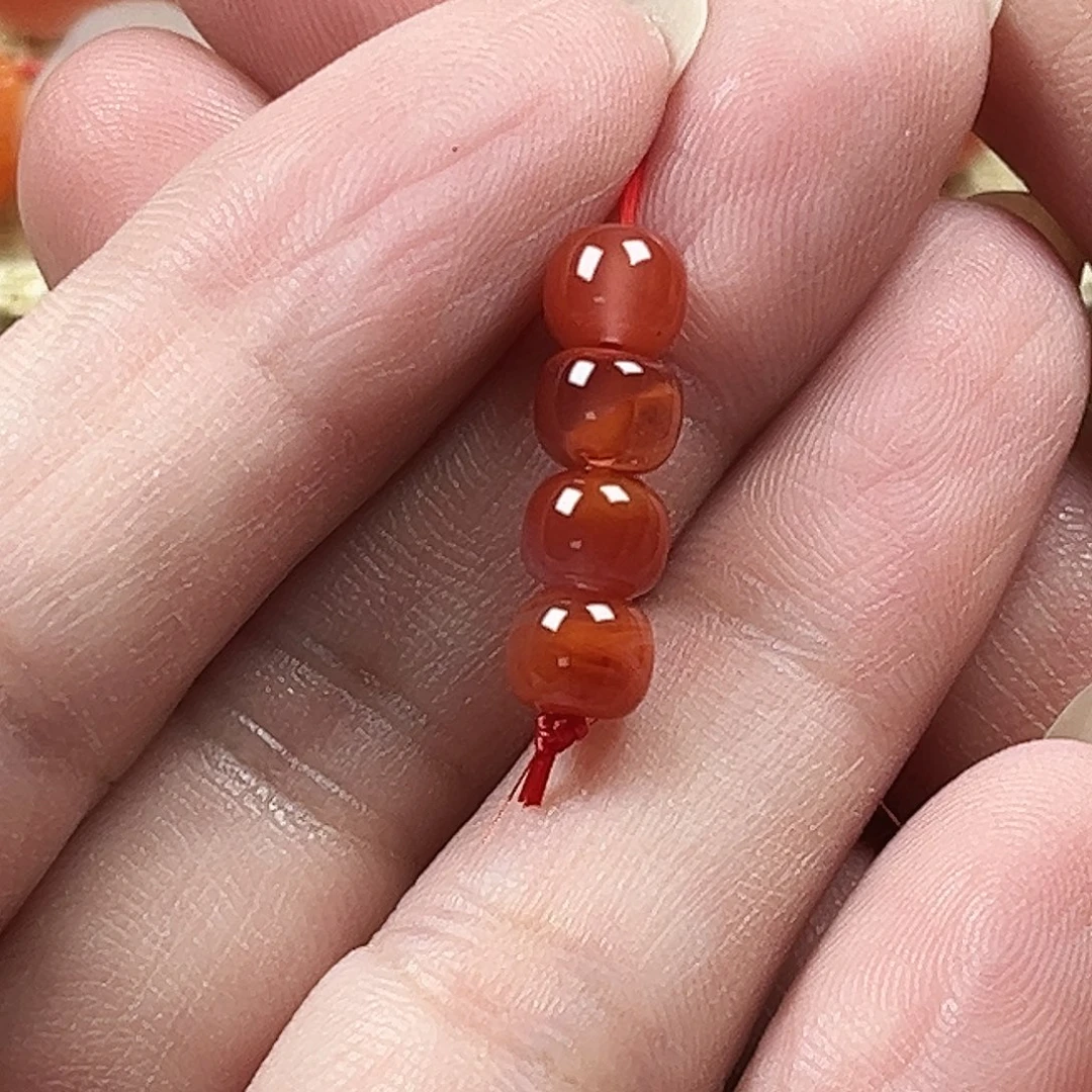 南红玛瑙未镶嵌珠宝奇石配珠6