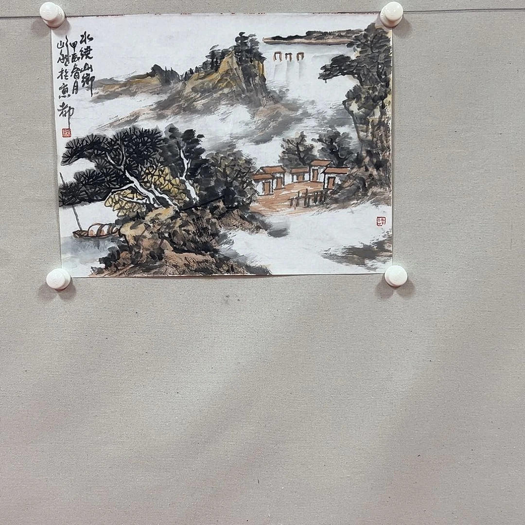 国画柳方金老师艺术精品