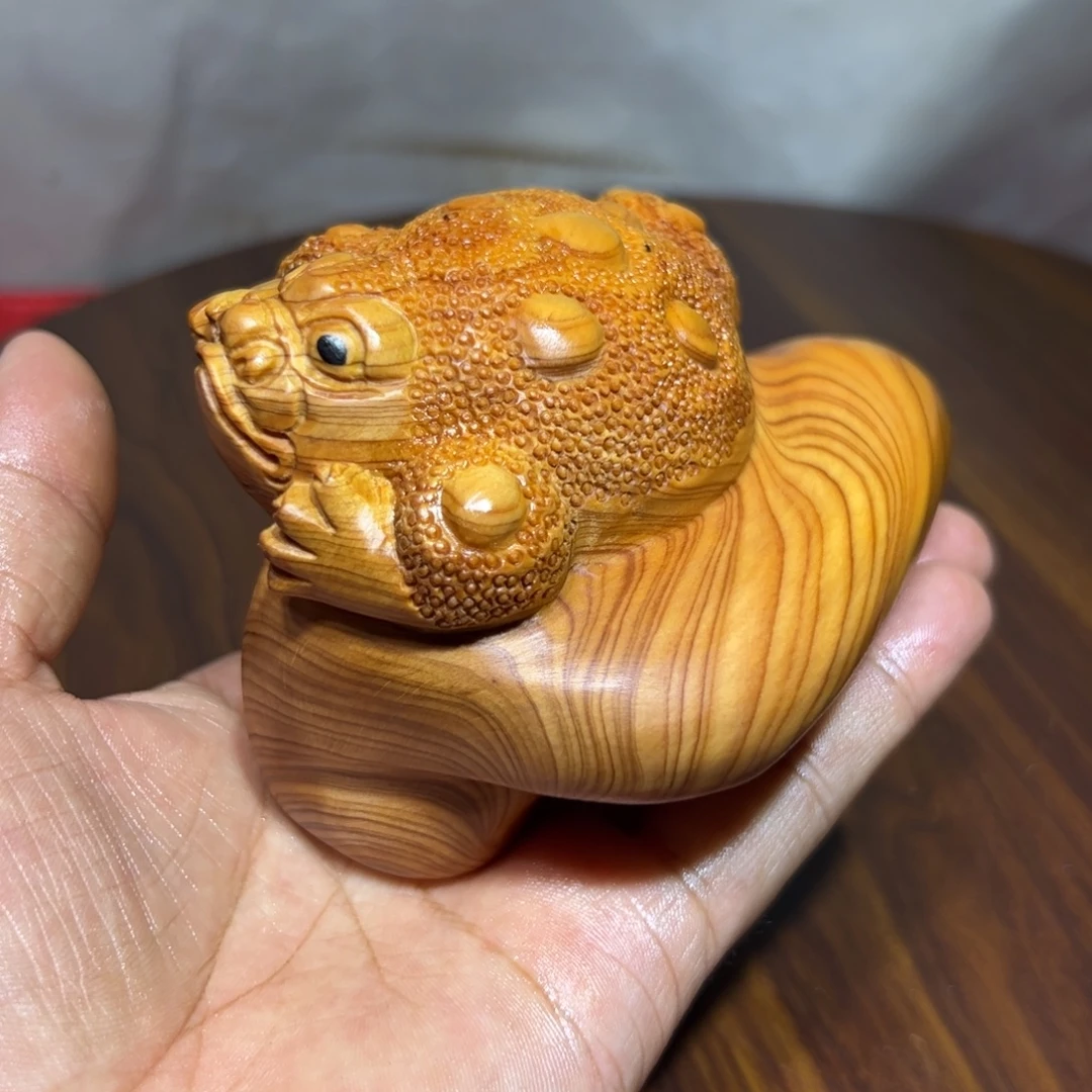 萧***月柏木（崖柏）崖柏手工雕刻呱呱